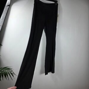 2 Pairs Flare Pant‎ Black Flare Leggings Recycled Polyester Women's Medium
